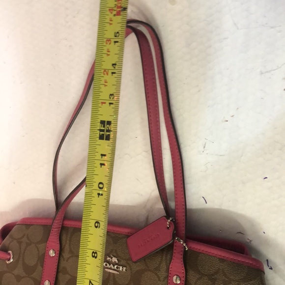 Coach #57842 Signature Drawnstring Carryall Shoulder Bag - Picture 12 of 13